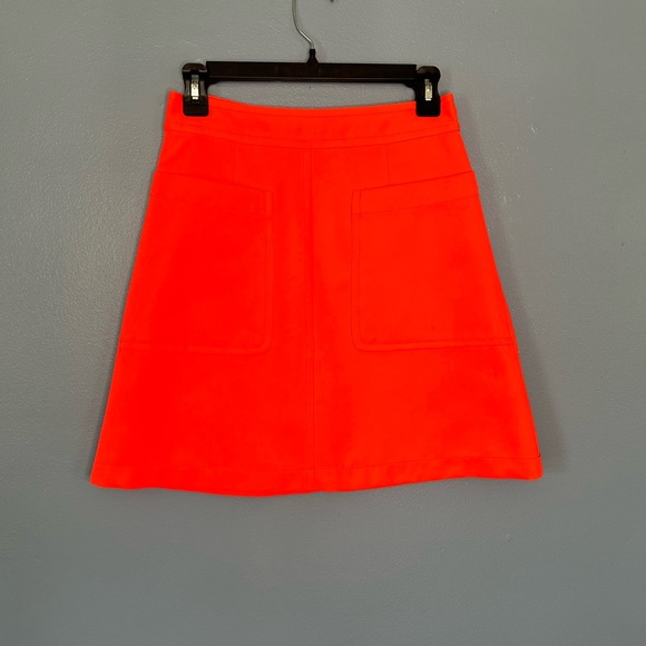 Marc by Marc Jacobs size 4 bright neon orange mini skirt - Picture 1 of 10
